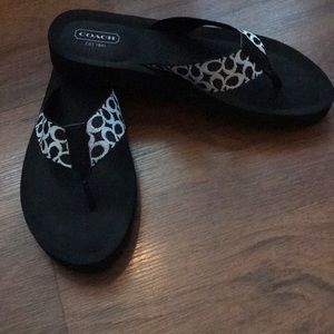 Coach flip flops